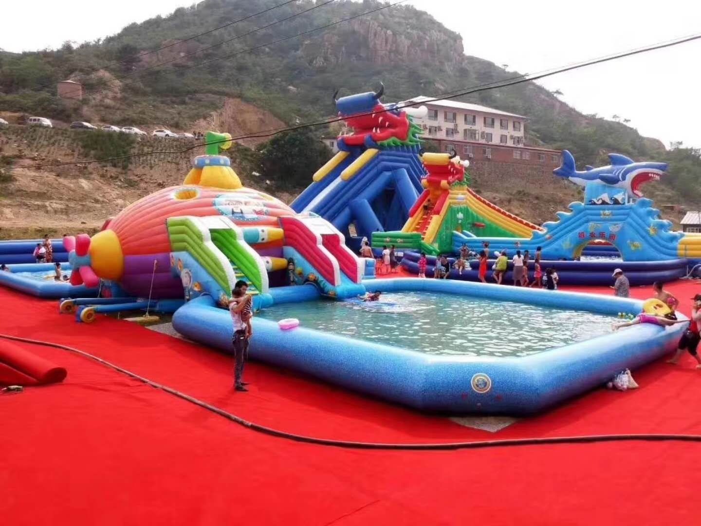 崆峒深海潜艇儿童乐园充气游泳池
