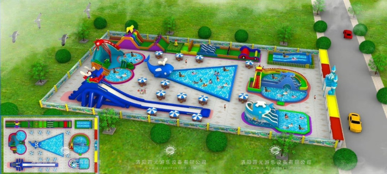崆峒大型水上乐园规划